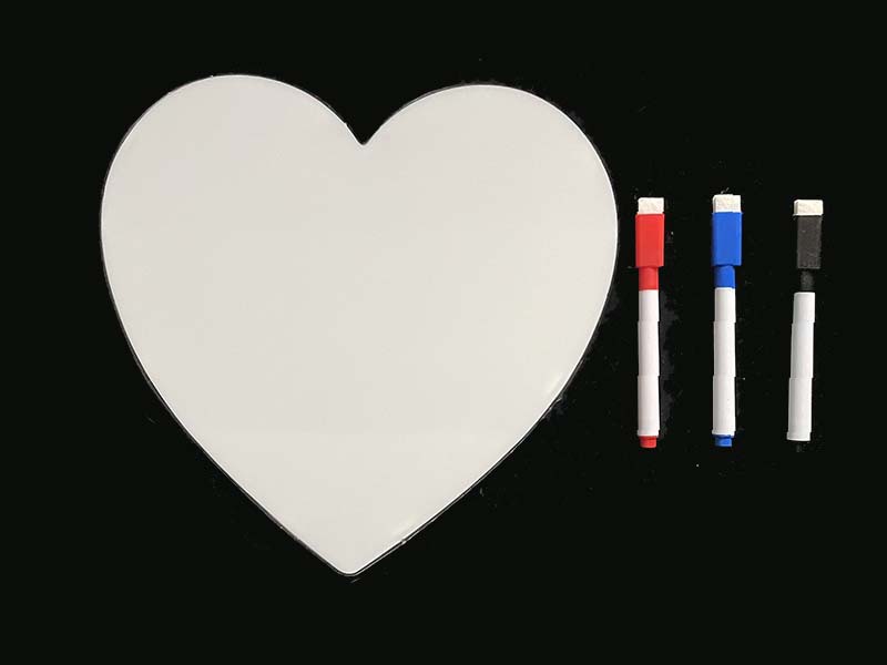 Lighted box – Heart, handwritten and erasable